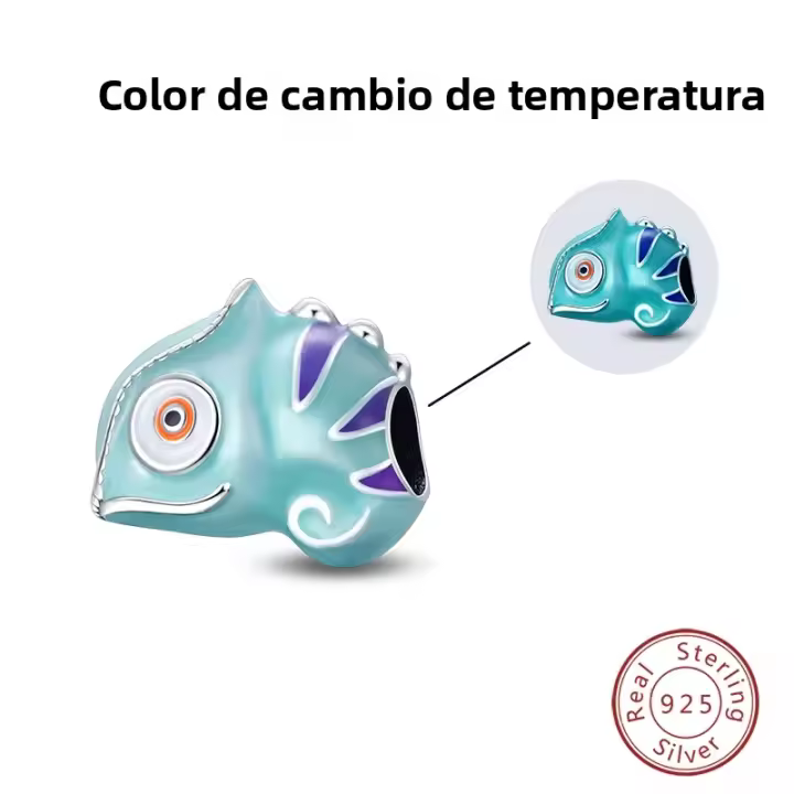 Encanto De Mariposa Cambio De Color Chameleon En Plata 925 Con Cuentas De Zirconia Para Pulseras Originales Y DIY Joyería Fina Regalos - 1