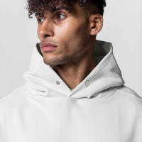 Sudadera De Algodón Grueso Para Hombre Con Capucha Deportiva Casual Conjuntos De Entrenamiento Pantalones Y Sudadera Para Gimnasio Y Correr - details 20