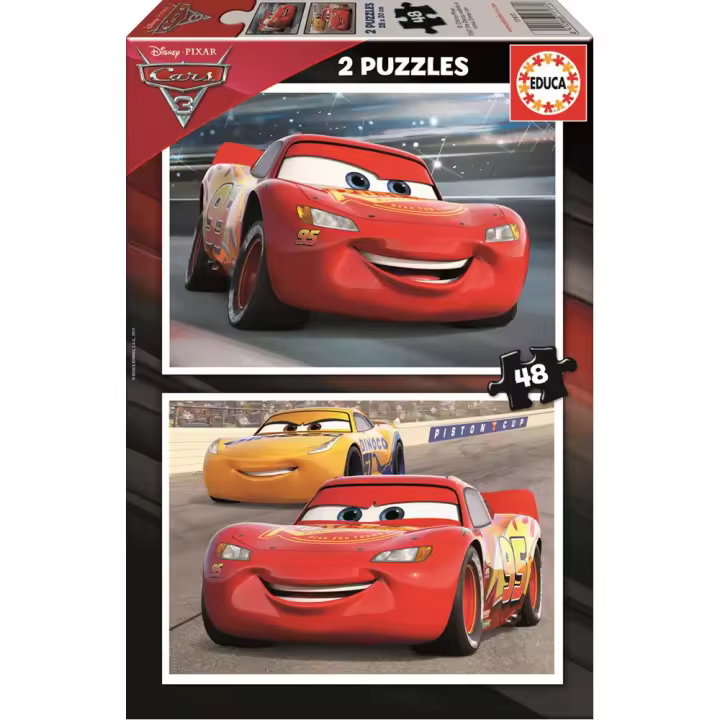 Puzzle Doble de 48 Piezas Cars 3  (Educa 17177) - 1