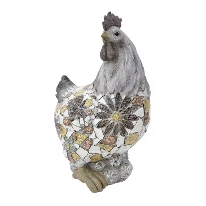 Signes Grimalt Gallo exte | Figura de Gallina Gris Rustico 37X18X26cm - 1