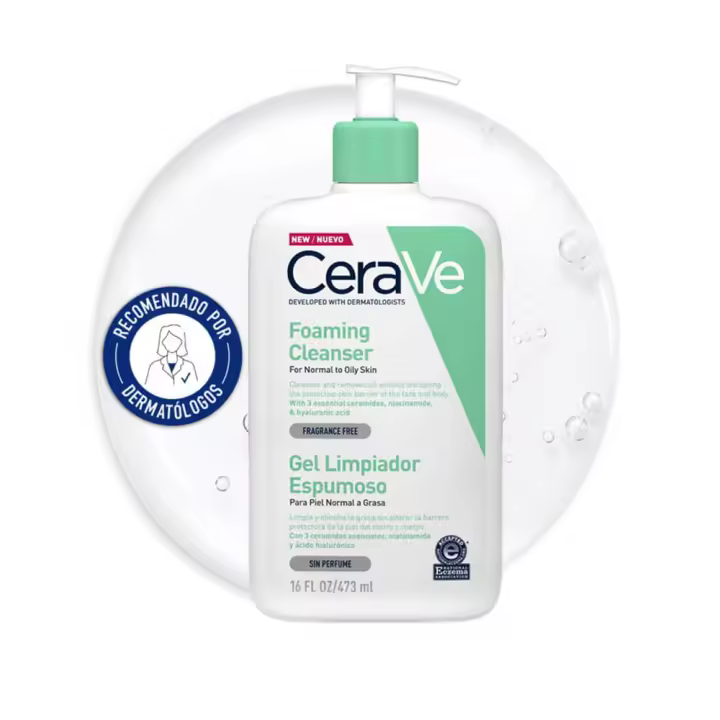 Cerave Gel Limpiador Espumoso 473 ml - 1