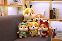 Muñeco De Peluche De 25cm Squirrel Shiba Inu Perro Corgi Cojín Suave Para Niños Regalo De Navidad Kawaii Valentin - details 2