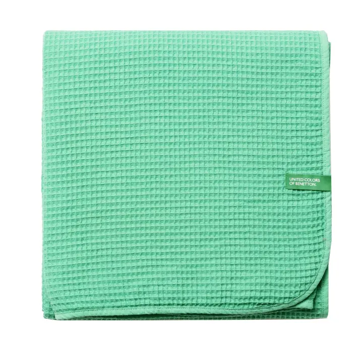TOALLA DE PLAYA 90X160CM 450GSM TERRY 100%ALGODON VERDE CASA BENETTON - 1