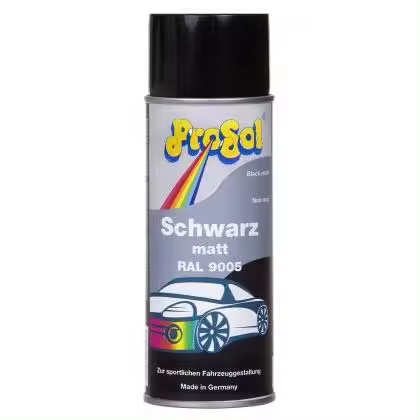 Spray Pintura Negro Mate Automoción - 1