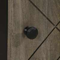 vidaXL Mueble de baño de pared de madera maciza mango negro 38x33x48cm - details 5