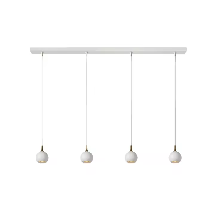 Lucide FAVORI - Lámpara colgante - 4xGU10 - Blanco - 1