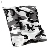 Coshano Cama cojin para Perros Gatos mascotas 60x60x10cm con acolchado grueso y cómodo. Camuflaje gris. - details 0
