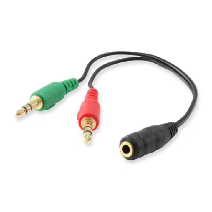 Equip 147942 Cable Audio Jack 3.5mm Hembra a 2x Jack 3.5mm Macho - 1