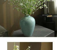 Palo De Sauce De Nieve Artificial De 116CM Para Decoración De Boda Y Hogar Estilo Nórdico Pastoral Florista Silken - details 10