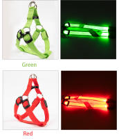 Harnés De Moda Para Perros Con Luz LED Electrónica Y Correa De Nylon Accesorios Para Mascotas Vests Luminosos Para Animales - details 5