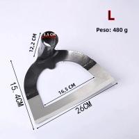 Pala Hueca De Acero Para Rascar Y Engrasar En Jardín Y Granja Con Mango Herramienta Multifuncional De Jardinería Y Agricultura - details 9