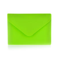Pack 10 Ud. Carpeta Sobre con Cierre de Velcro - Tamaño A7 para hasta 100 Hojas 80 grs. - REF 90918 -  5 Colores Vital Opacos con Textura Soft Touch - 100% reciclable -by Office Box - details 5