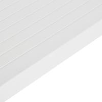 vidaXL Mesa de jardín PP blanco 150x90x72 cm - details 4