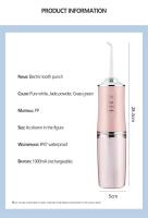 Irrigador Oral Portátil Flosser Dental Con 4 Punzantes USB Recargable 220ml 3 Modos De Uso Jet De Agua Para Higiene Bucal PH260 - details 12