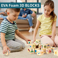 Bloques De Construcción Alfabeto 3D EVA Para Niños Y Niñas Ultra-Ligeros Y Coloridos Juguete Suave Set De Bloques De Poliéster Para Infantes - details 5