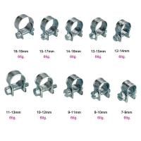 Kit De Tornillos De Tubo Doble Oreja 8-18mm Para Combustible Y Agua Herramienta De Jardín Y Plomería Material Acero Galvanizado - details 0