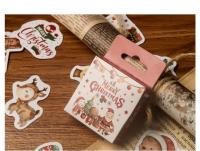 Etiquetas Decorativas Para DIY Etori Life 'Feliz Navidad' Pack De 46 Piezas Estuche De Papel Para Decoración De Estaciónario Álbum Diario Taza Notebook Teléfono Móvil Juguetes Scrapbook - details 10