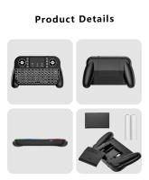Teclado Inalámbrico Mini V8 2.4G Con Iluminación Multicolor Bluetooth Control Remoto Air Mouse Para Android TV Box Ratón Táctil Y Retroiluminado En Español Y Portugués - details 6