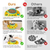 Juguete De Lógica Para Perros 2 Niveles Alimentador De Alimentos Y Golosinas Dispensador De Entretenimiento Y Formación De IQ Para Todas Las Raza 4.2 Pulgadas - details 5