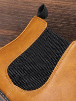 Botas Chelsea Retro Para Hombre 2024 Comodidad Moda Cuero Sintético Botas De Tobillo Encima De La Rodilla Material De Suela TPR - details 17