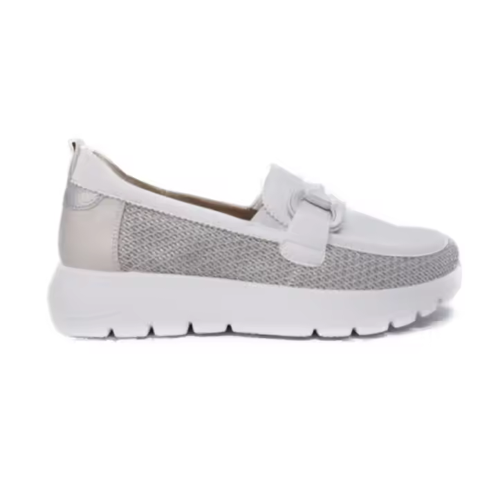 Shoes Anchos Y Confortables marca Mysoft para mujer en color blanco - 1