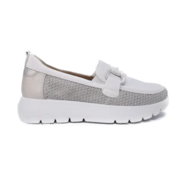 Shoes Anchos Y Confortables marca Mysoft para mujer en color blanco - 1