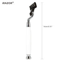 iRAZOR Afeitadora De Seguridad Clásica Tradicional Mach 3 Para Hombres Cuchilla De Metal Eco-friendly Regalo Para Barba Y Cabello Facial - details 2
