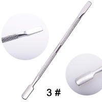 4pcs Herramienta De Manicura Dual Cabeza Acero Inoxidable Para Empujar Cutículas Y Eliminar Piel Muerta Cuidado De Uñas - details 5
