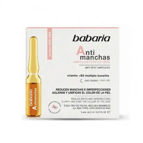 BABARIA ANTI MANCHAS AMPOLLAS PERFECT SKIN 2 ML X 5 UNIDADES - 1