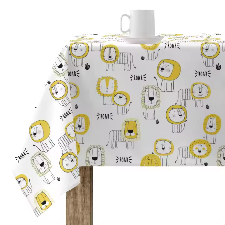 Mantel BL Belum Dakari Resinado Antimanchas para Mesas Cuadradas, Rectangulares y Ovaladas - 1