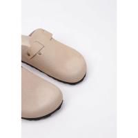 Senses & Shoes LIFE Zuecos Planos Unisex Taupe - details 1