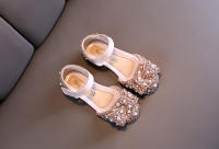 Sandalias De Crystals Para Niñas Moda Boda Fiesta Danza Performance Zapatos De Princesa Antideslizantes Talla Verdadera Para Edad 4-6Años - details 11