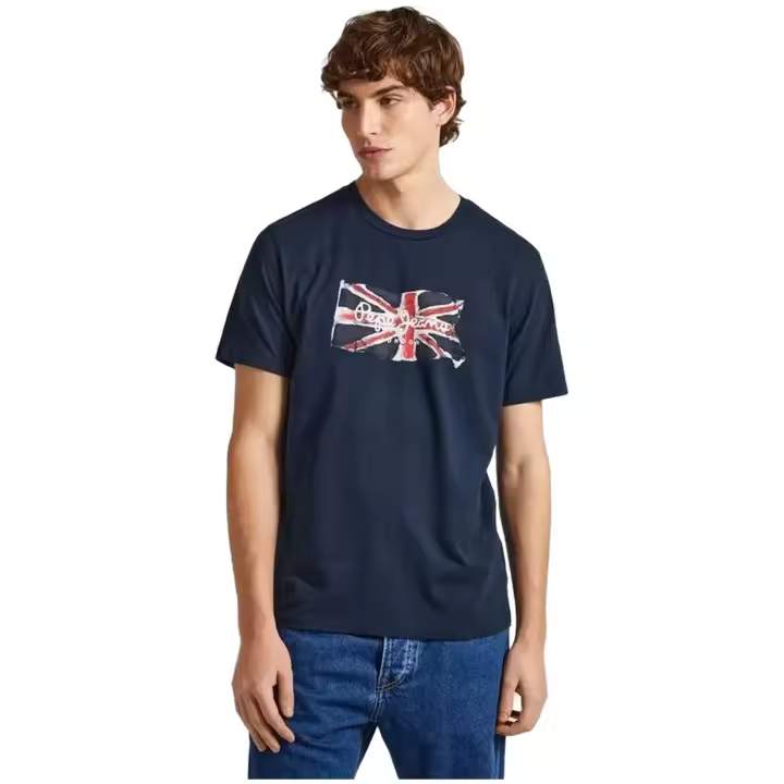 Camiseta de Manga Corta Pepe Jeans Clag para hombre en color azul - 1