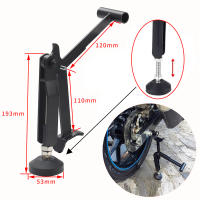 Soporte De Motocicleta Universal Plegable Y Portátil De Ahorro De Esfuerzo Altura Ajustable Para Mantenimiento De Motocicletas - details 2