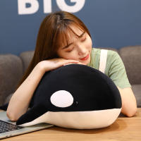 Juguete De Peluche Tiburón Negro Y Rojo 60/80cm Orcinus Orca Ballena Asesina Grande Regalo De Cumpleaños Para Niños Animal Maridojunto - details 19