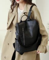Mochila de moda para mujer diseñadora de alta calidad cuero suave estilo sencillo gran capacidad resistentes a las thefts material de encaje arcuado - details 6