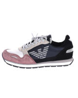 Emporio Armani Zapatillas Zapatos de Hombre Blanco Rojo X4X215 XL200 E487 - details 1