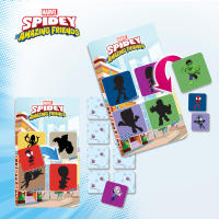 Spidey - Set 10 Juegos educativos Spidey para niños con fichas de cartón y cilindros de plástico, Superhéroes Marvel, Juego Spiderman, Juguete para niños y niñas, Regalo a partir de 2 años - details 6