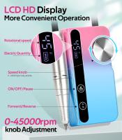 Kit De Máquina De Uñas Profesional DianaBeauty 45000RPM Recargable Portátil Para Manicura Uñas De Acrílico Y Gel - details 2
