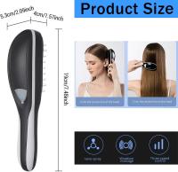 Cepillo eléctrico de masaje de cuero cabelludo, masajeador de cuero cabelludo, peinado de masaje de cabello con goma blanda - details 1
