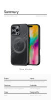DUX-Funda para iPhone 16 Pro Max Ultra, carcasa trasera with MagSafe, Línea - details 14