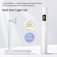 Lámpara LED UV Profesional Para Uñas Con Estación De Trabajo Y Pantalla Recargable Portátil Mini Secador De Uñas Artísticas Removible - details 0