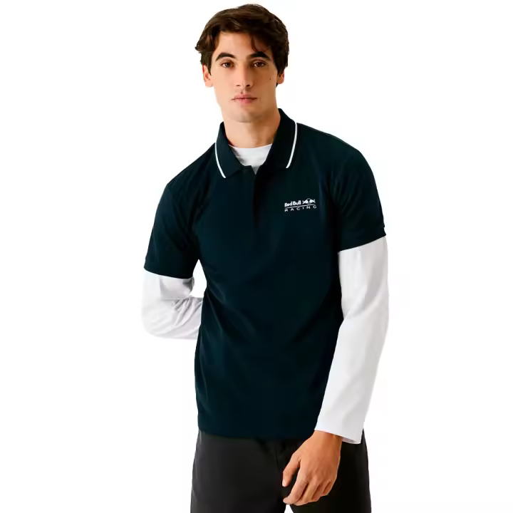 Red Bull Racing Polo De Manga Corta Tipped Logo - 1