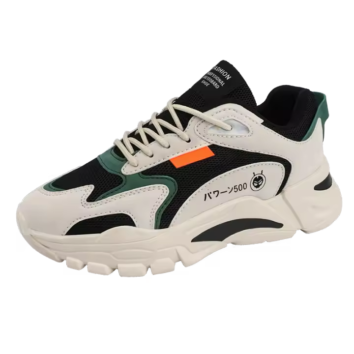 Zapatos De Deporte Para Hombre Transpirables Y Ligeros Con Suela Gruesa Antideslizantes Para Todas Las Estaciones Zapatillas De Moda - 1
