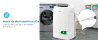 MIDEA Pingüino Aire Acondicionado Portátil 3 en 1  3000 Frigorías / 12000 BTU  Air conditioner Silencioso 43m2 - Deshumidificador Ventilador Climatizador 3500 W - 4 modalidades con kit de ventana - details 8
