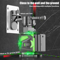 Nivel láser de 16 líneas, miniláser de construcción profesional, Línea Verde, autoflexivelante 360, Horizontal y Vertical - details 1