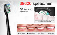 cepillo eléctrico，Cepillo de dientes eléctrico sónico para adultos, 8 cabezales, blanqueamiento Dental ultrasónico inteligente, recargable - details 3
