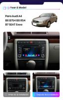 Junsun-Radio Multimedia con GPS para coche autorradio 2Din con voz IA Android para Audi A4 B9 B8 B7 B6 S4 RS4 SEAT Exeo, Carplay RDS DSP - details 6
