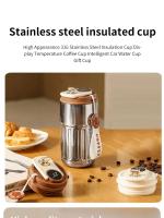 Taza De Viaje Con Pantalla De Temperatura Acero Inoxidable Aislada Para Café Regalo Herramienta De Bebida Para Mujeres - details 0