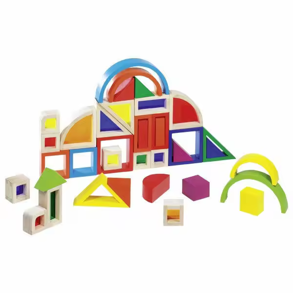 Juego de construcción ventana arco iris - 1